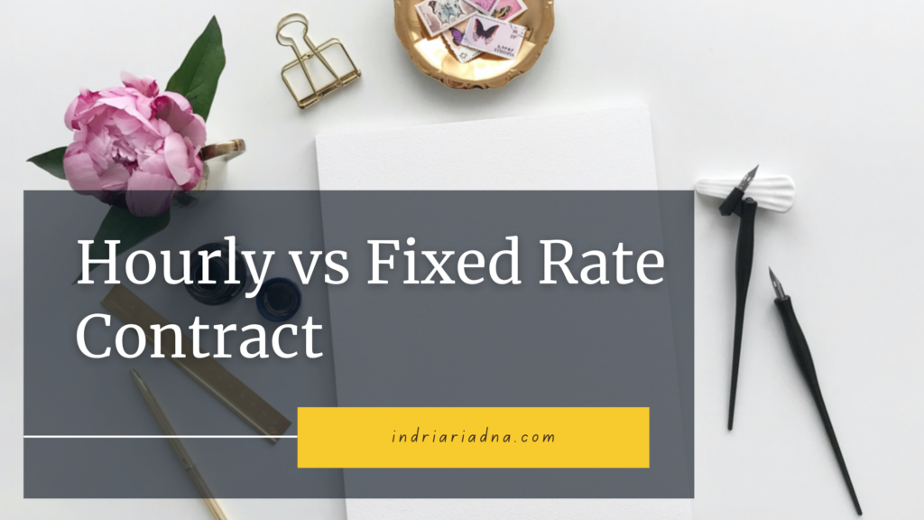 hourly dan fixed rate contrat upwork